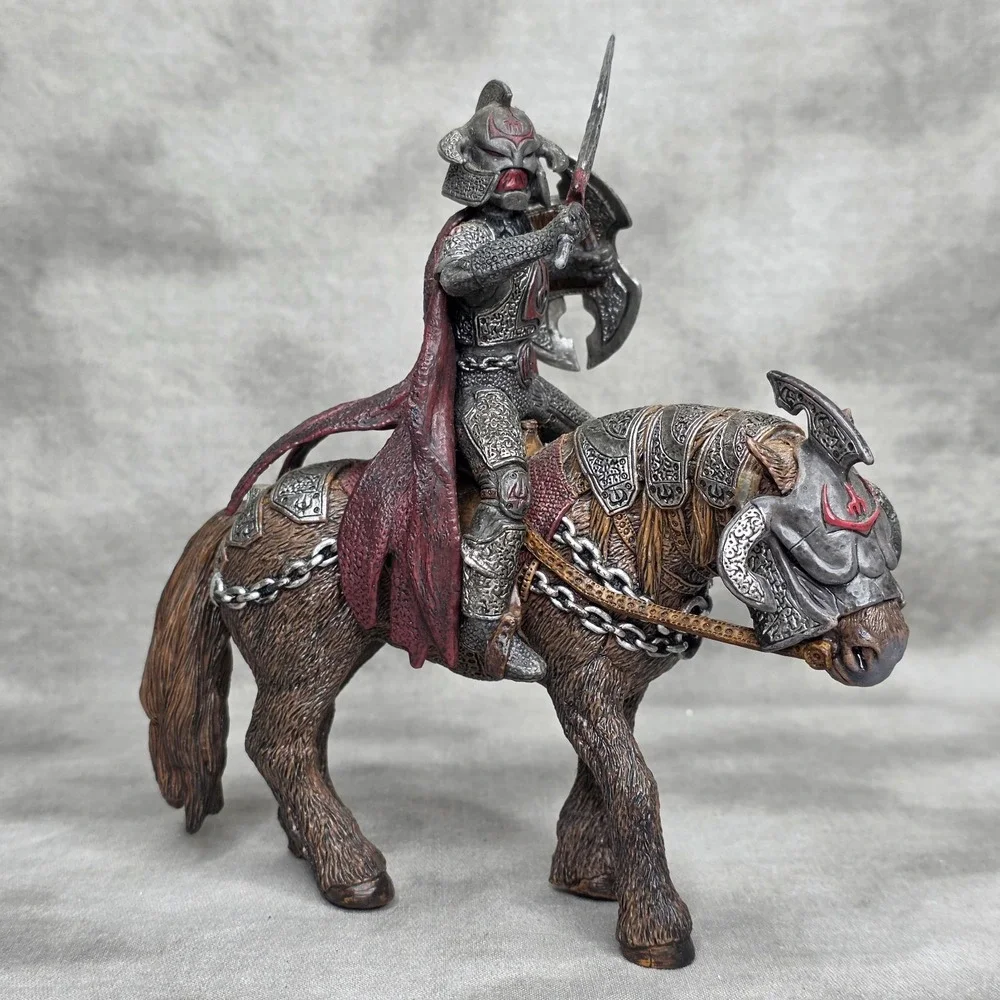 Schleich Zahor Knight w/Armored War Horse Figures World of History Knights